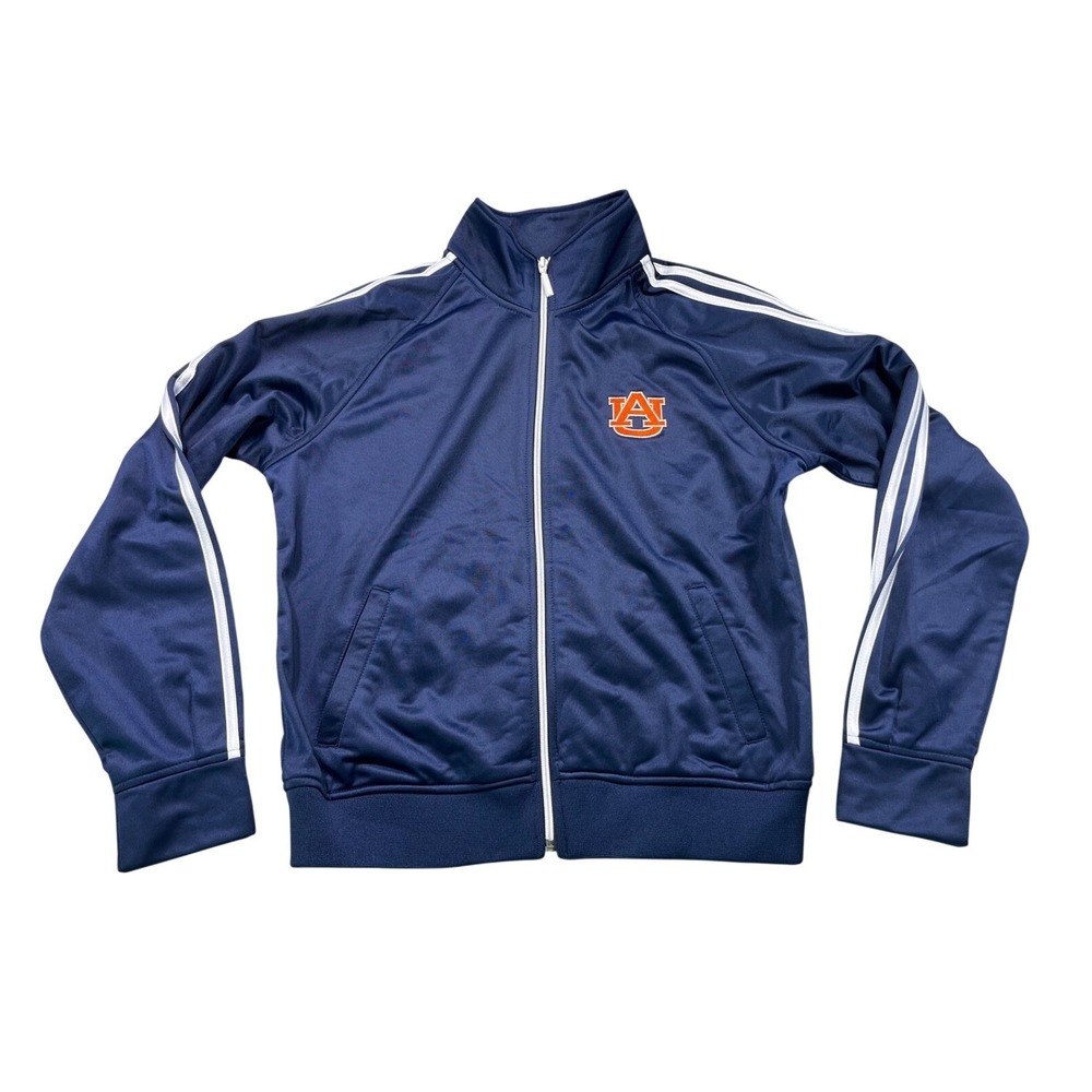 Adidas Auburn Tigers Full Zip Track Jacket Women's Large NWT Navy‎ NCAA